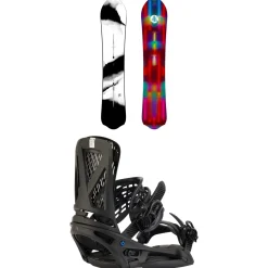 Burton Family Tree Alekesam Snowboard + Genesis EST Snowboard Bindings 2025- Snowboards With Bindings|Snowboard Packages