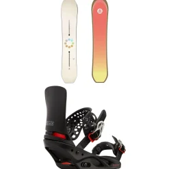 Burton Family Tree Gril Master Snowboard + Lexa X Snowboard Bindings - Women's 2024- Snowboards With Bindings|Snowboard Packages