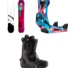 Burton Family Tree Gril Master Snowboard + Step On Genesis Snowboard Bindings  + Ion Step On Snowboard Boots 2025- Step On Packages|Snowboard Packages