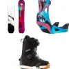 Burton Family Tree Gril Master Snowboard + Step On Escapade Snowboard Bindings + Felix Step On Snowboard Boots - Women's 2025- Step On Packages|Snowboard Packages