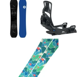 Burton Family Tree Hometown Hero Splitboard + Step On Splitboard Bindings + Spark R&D Summit Skins Splitboard Skins - Women's 2025- Splitboard Packages|Backcountry Snowboarding