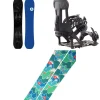 Burton Family Tree Hometown Hero Splitboard + Hitchhiker Splitboard Bindings  + Spark R&D Summit Skins Splitboard Skins 2025- Splitboard Packages|Backcountry Snowboarding