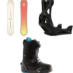 Burton Family Tree Power Wagon Snowboard + Step On Genesis Snowboard Bindings + Photon Step On Snowboard Boots- Step On Packages|Snowboard Packages