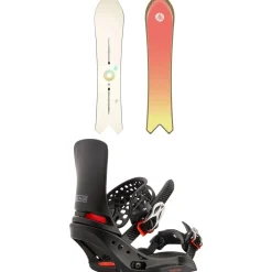 Burton Family Tree Short Stop Snowboard + Lexa X EST Snowboard Bindings - Women's 2024- Snowboards With Bindings|Snowboard Packages