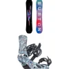 Burton Feelgood Snowboard + Lexa Snowboard Bindings - Women's 2025- Snowboards With Bindings|Snowboard Packages