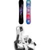 Burton Feelgood Snowboard + Nidecker Supermatic Snowboard Bindings - Women's 2025- Snowboards With Bindings|Snowboard Packages