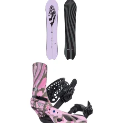 Burton Fish 3D Snowboard + Lexa X Snowboard Bindings - Women's 2025- Snowboards With Bindings|Snowboard Packages