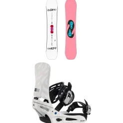 Burton Free Thinker Snowboard + Cartel Snowboard Bindings 2025- Snowboards With Bindings|Snowboard Packages