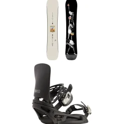 Burton Good Company Snowboard + Cartel EST Snowboard Bindings 2025- Snowboards With Bindings|Snowboard Packages