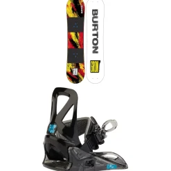 Burton Grom Snowboard + Grom Snowboard Bindings - Kids' 2025-Kids Kids Snowboard Packages|Snowboard Packages