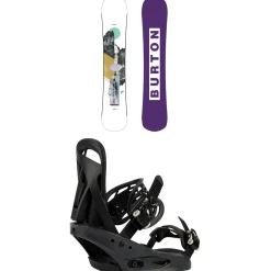 Burton Hideaway Snowboard + Citizen Snowboard Bindings - Women's 2025- Snowboards With Bindings|Snowboard Packages