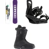 Burton Hideaway Snowboard + Citizen Snowboard Bindings + Mint Snowboard Boots - Women's 2025- Snowboards, Bindings & Boots|Snowboard Packages