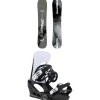 Burton Instigator Flat Top Snowboard + Freestyle Snowboard Bindings 2025- Snowboards With Bindings|Snowboard Packages