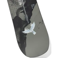 Burton Instigator Flat Top Snowboard + Freestyle Snowboard Bindings 2025- Snowboards With Bindings|Snowboard Packages