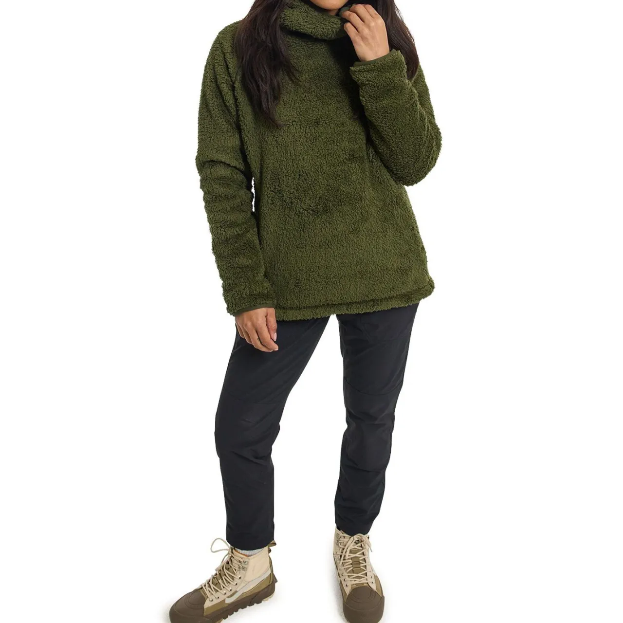 Burton Lynx Pullover Fleece Hoodie - Women's-Women Casual Clothing|Sweatshirts & Fleece