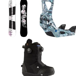 Burton Rewind Snowboard + Step On Snowboard Bindings + Ritual LTD Step On Snowboard Boots - Women's 2025- Step On Packages|Snowboard Packages