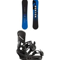 Burton Ripcord Snowboard + Mission Snowboard Bindings 2025- Snowboards With Bindings|Snowboard Packages