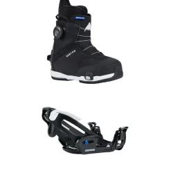Burton Step On Grom Snowboard Boots + Step On Grom Snowboard Bindings - Kids' 2025-Kids Kids Snowboard Packages|Snowboard Packages