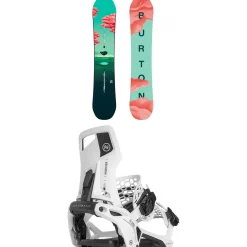 Burton Yeasayer Flying V Snowboard + Nidecker Supermatic Snowboard Bindings - Women's 2025- Snowboards With Bindings|Snowboard Packages