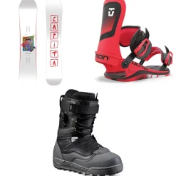 CAPiTA Aeronaut Snowboard + Union Ultra Snowboard Bindings + Vans Infuse Snowboard Boots 2025- Snowboards, Bindings & Boots|Snowboard Packages