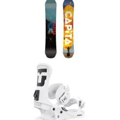 CAPiTA Defenders Of Awesome Snowboard + Union Force Classic Snowboard Bindings 2025- Snowboards With Bindings|Snowboard Packages