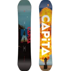 CAPiTA Defenders Of Awesome Snowboard + Union Strata Snowboard Bindings 2025- Snowboards With Bindings|Snowboard Packages