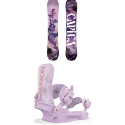 CAPiTA Paradise Snowboard + Union Juliet Snowboard Bindings - Women's 2025- Snowboards With Bindings|Snowboard Packages