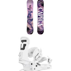 CAPiTA Paradise Snowboard + Union Trilogy Classic Snowboard Bindings - Women's 2025- Snowboards With Bindings|Snowboard Packages