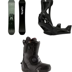 CAPiTA Super DOA Snowboard + Burton Step On Genesis Snowboard Bindings  + Ion Step On Snowboard Boots 2025- Step On Packages|Snowboard Packages