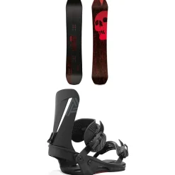 CAPiTA The Black Snowboard Of Death Snowboard + Union Atlas Snowboard Bindings 2025- Snowboards With Bindings|Snowboard Packages