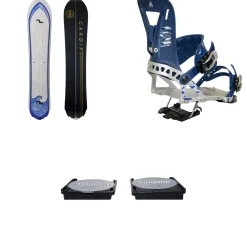 Cardiff Swell Enduro Splitboard + Spark R&D Surge ST Splitboard Bindings + Canted Pucks 2025- Splitboard Packages|Backcountry Snowboarding