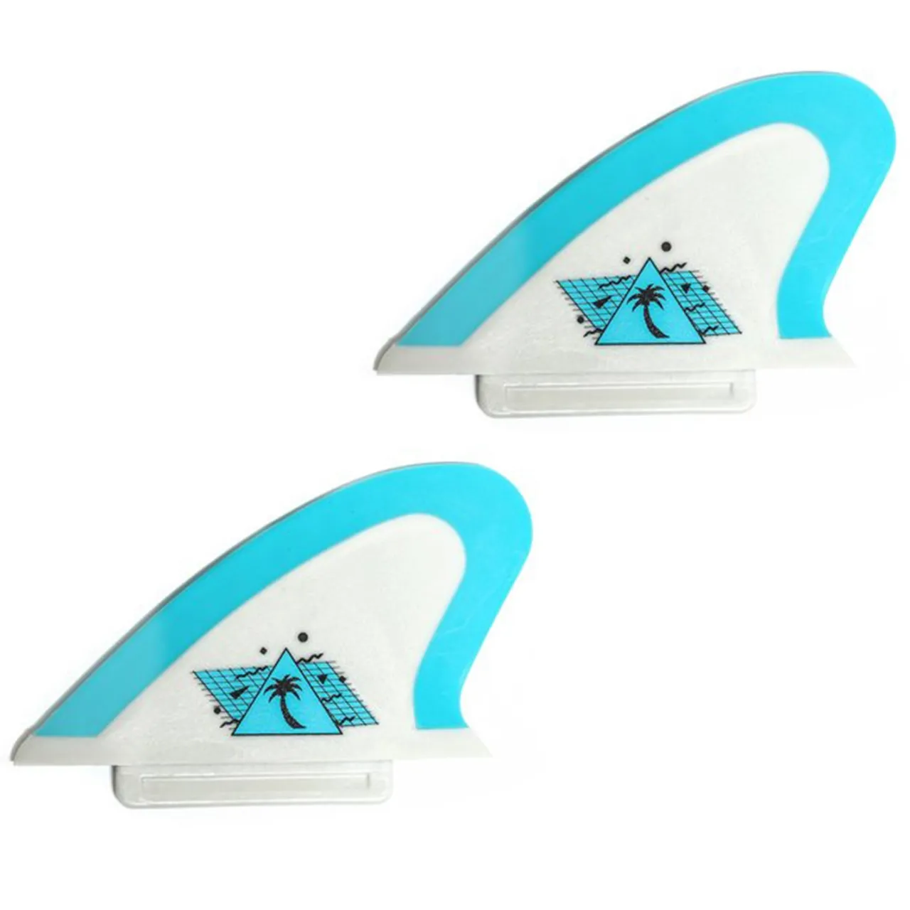 Catch Surf Hi-Performance Safety-Edge Twin Fin Set- Fins