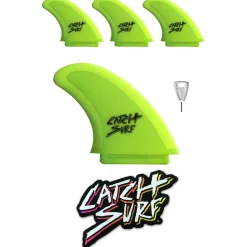 Catch Surf Hi-Performance Safety-Edge Quad Fin Set- Fins