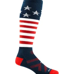 Darn Tough Captain America Over-the-Calf Light Socks- Socks|Ski Socks