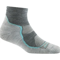 Darn Tough Hiker 1/4 Lightweight Cushion Socks - Women's-Women Active Clothing