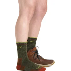 Darn Tough Hiker Micro Crew Midweight Cushion Socks - Women's-Women Active Clothing