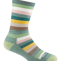 Darn Tough Mystic Stripe Lightweight Cushion Crew Socks - Women's-Women Active Clothing