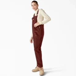 Dickies Halleyville Corduroy Bibs - Women's-Women Casual Clothing|Jeans & Pants