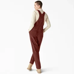 Dickies Halleyville Corduroy Bibs - Women's-Women Casual Clothing|Jeans & Pants