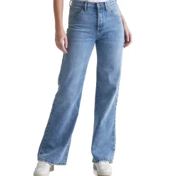 DU/ER Midweight Performance Denim Wide Leg Jeans - Women's-Women Casual Clothing|Jeans & Pants