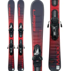 Elan Maxx Red Skis + Shift EL 7.5 GW Bindings - Kids' 2025-Kids Skis|Kids Ski Packages