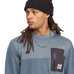 evo Fleece Crew Sweatshirt - Unisex-Women Casual Clothing|Snow Clothing