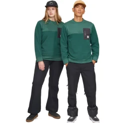 evo Fleece Crew Sweatshirt - Unisex-Women Casual Clothing|Snow Clothing