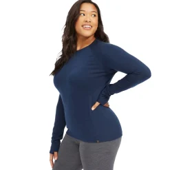 evo Ridgetop Merino Wool Midweight Crew Top - Women's-Women Base Layers|Snow Clothing