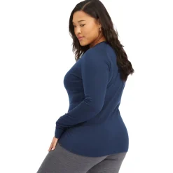 evo Ridgetop Merino Wool Midweight Crew Top - Women's-Women Base Layers|Snow Clothing