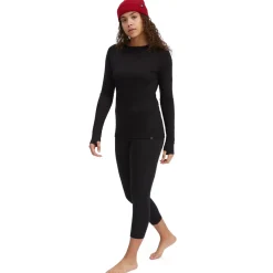 evo Ridgetop Merino Wool Midweight Crew Top - Women's-Women Base Layers|Snow Clothing