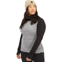 evo Ridgetop Merino Wool Midweight High Neck Top - Women's-Women Base Layers|Snow Clothing
