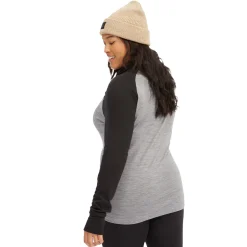 evo Ridgetop Merino Wool Midweight High Neck Top - Women's-Women Base Layers|Snow Clothing