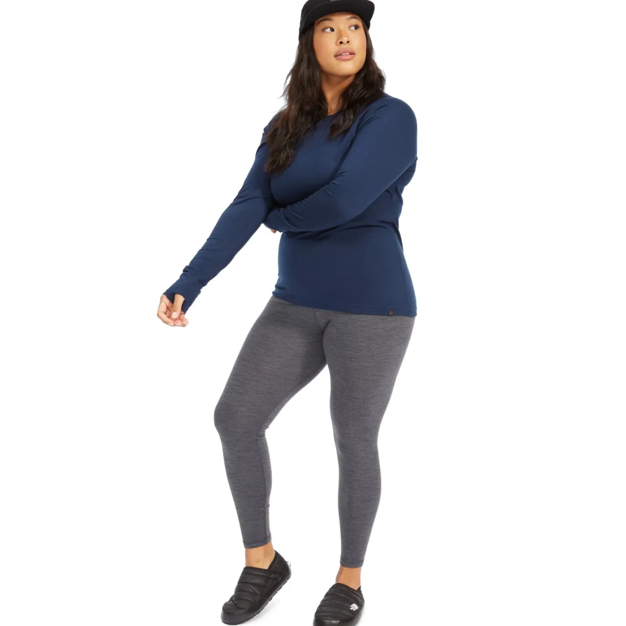 evo Ridgetop Merino Wool High-Waist Leggings - Women's-Women Base Layers|Snow Clothing