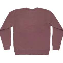 evo x NST Embroidered Pigment Dyed Crew Neck Sweatshirt - Unisex-Women Casual Clothing|Sweatshirts & Fleece